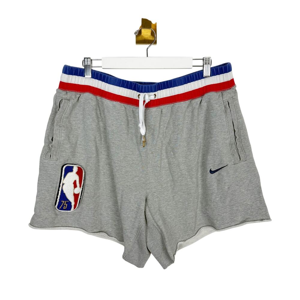 Nike NBA 75th Anniversary Team 31 Courtside DNA Fleece Shorts DB1785-063 XXL